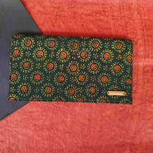 Load image into Gallery viewer, Ajrakh Green Clutch
