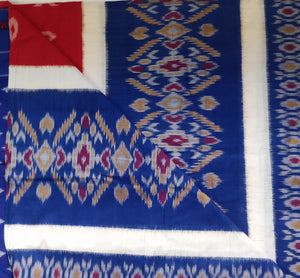 beautiful blue dongria handloom cotton saree I Chanchal bringing art to life 