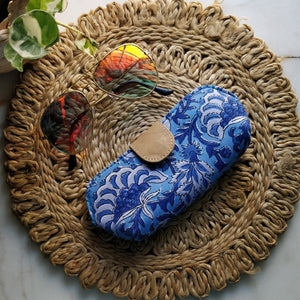 blue cases sunglass cases red cases trendy sunglass cover classy cover cruelty free pouches pouches block print cover aesthetic cover handmade cover handicraft covers handicraft pouches cotton cover chanchal student cover spectacle cover spectacle pouch vintage pouch flower print