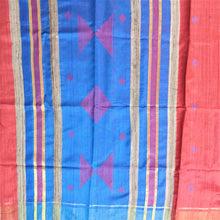 Load image into Gallery viewer, gorgeous red blue tussar silk handloom saree I Chanchal bringing art to life