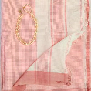 Best Sari, Pink Cotton Handloom Saree naturally dyed herbs flowers Chanchal weave West Bengal Vegan Sari Ethically Made India Gift Mother Friend Women
