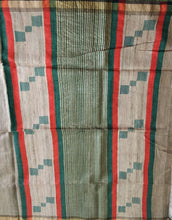 Load image into Gallery viewer, Beautiful light brown green handloom Tussar silk saree I festive sari collection I Chanchal bringing art to life