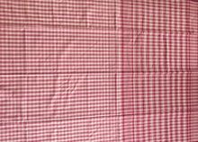 Load image into Gallery viewer, Rosa ~ Pink and White Check Cotton Maheshwari Saree